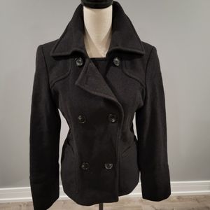 ANNE KLEIN WOOL PEA COAT
